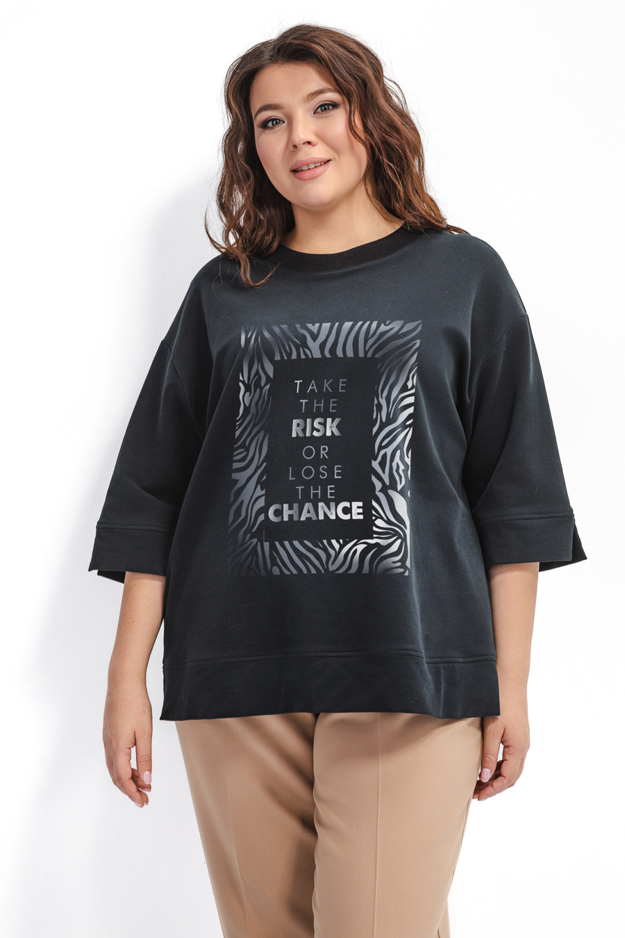 Плотная футболка Оверсайз