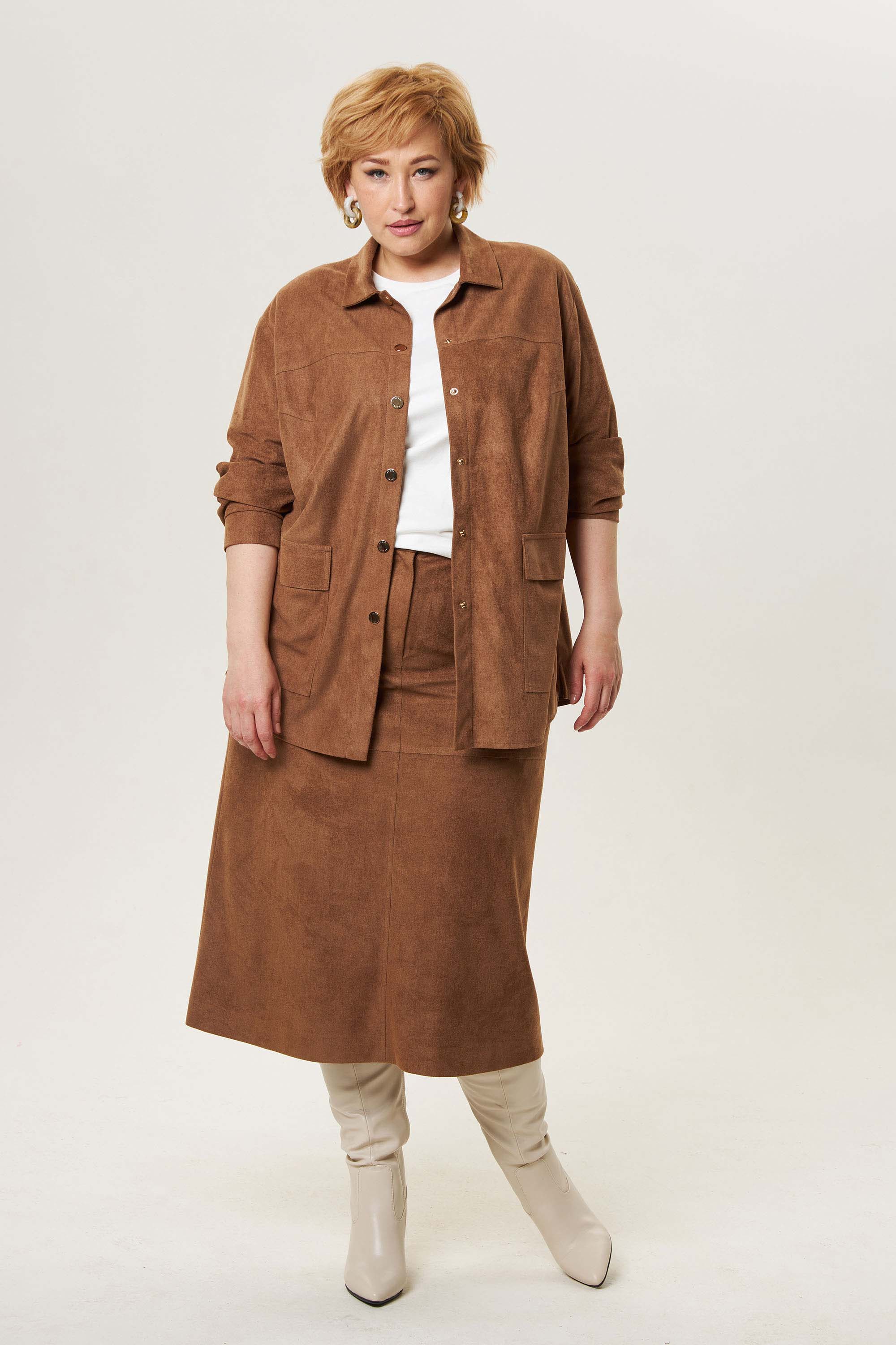 Замшевая юбка