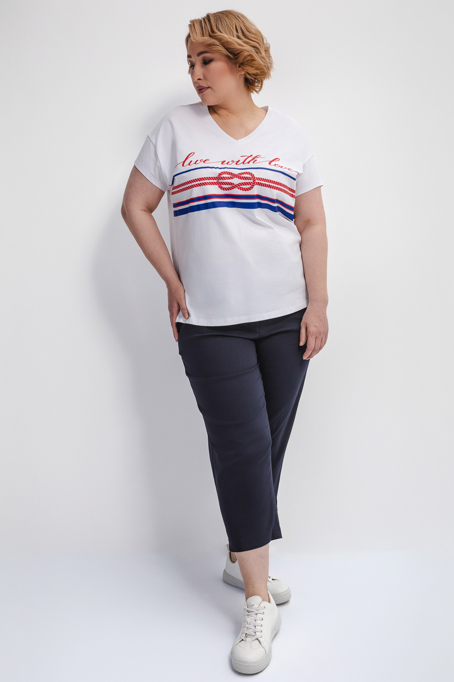 Футболка с морским принтом