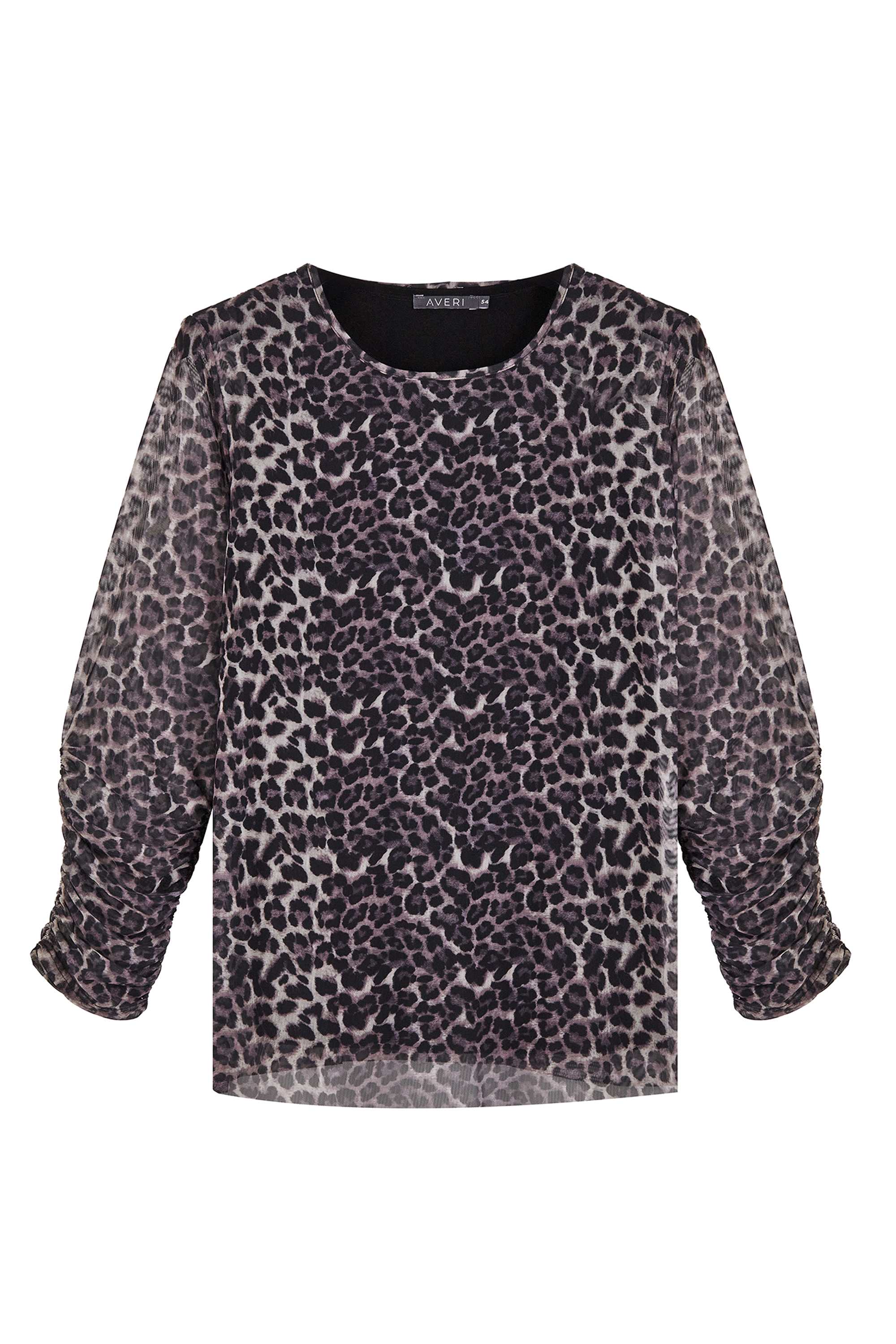 Двойная блуза с принтом