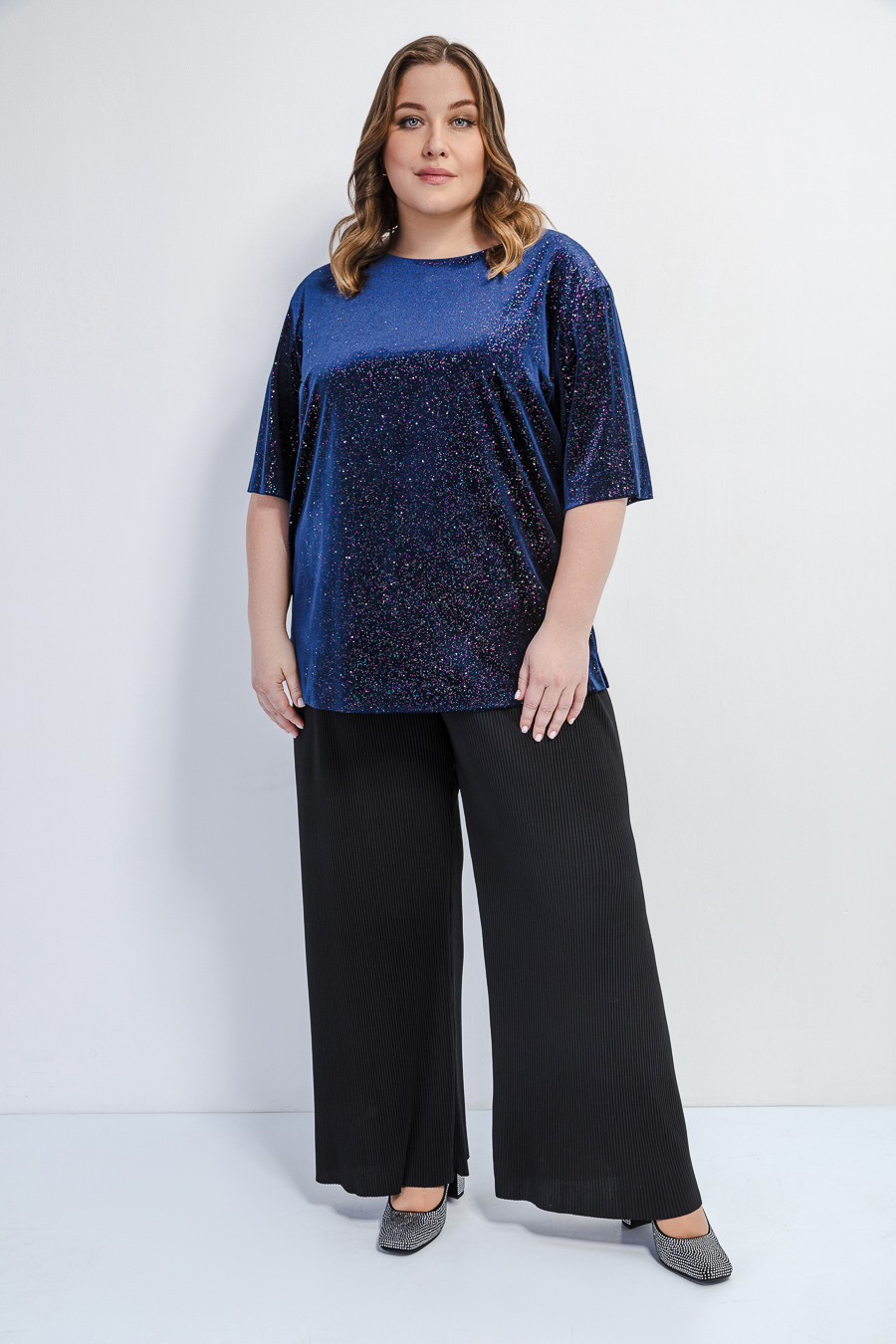 Бархатная блуза