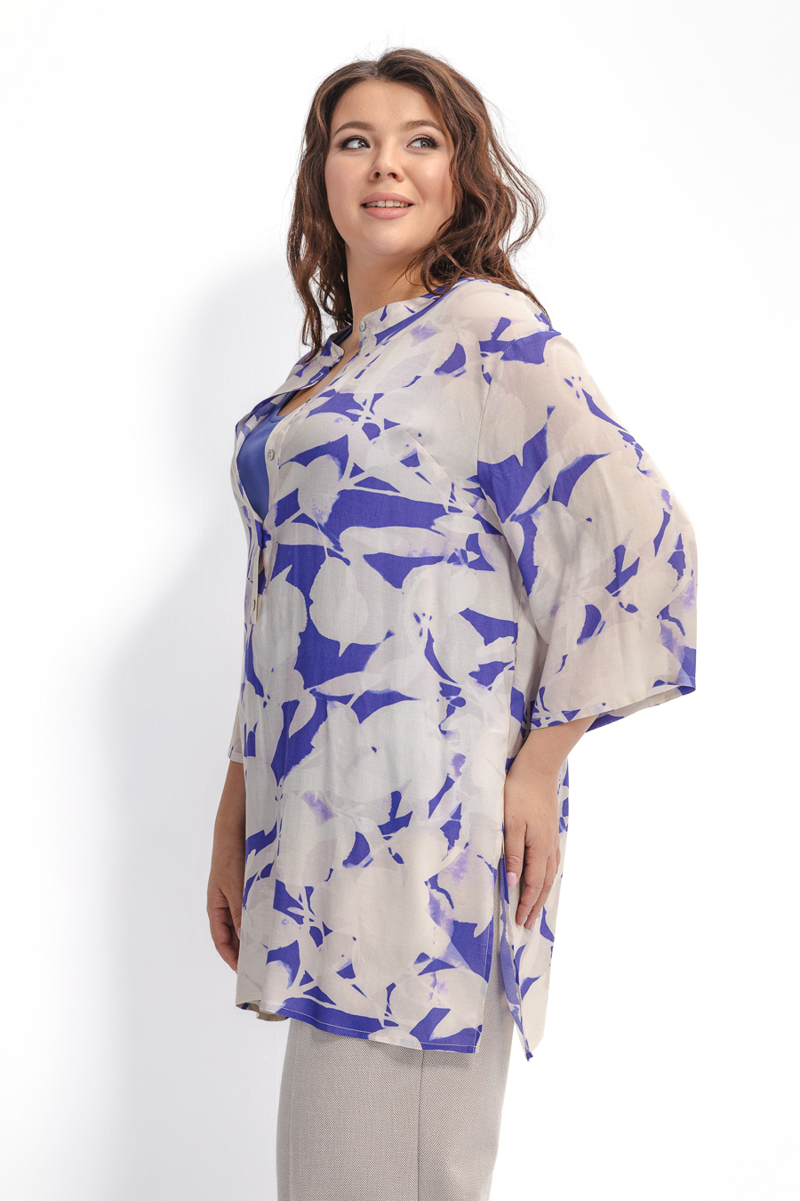 Двойная блуза из вискозы