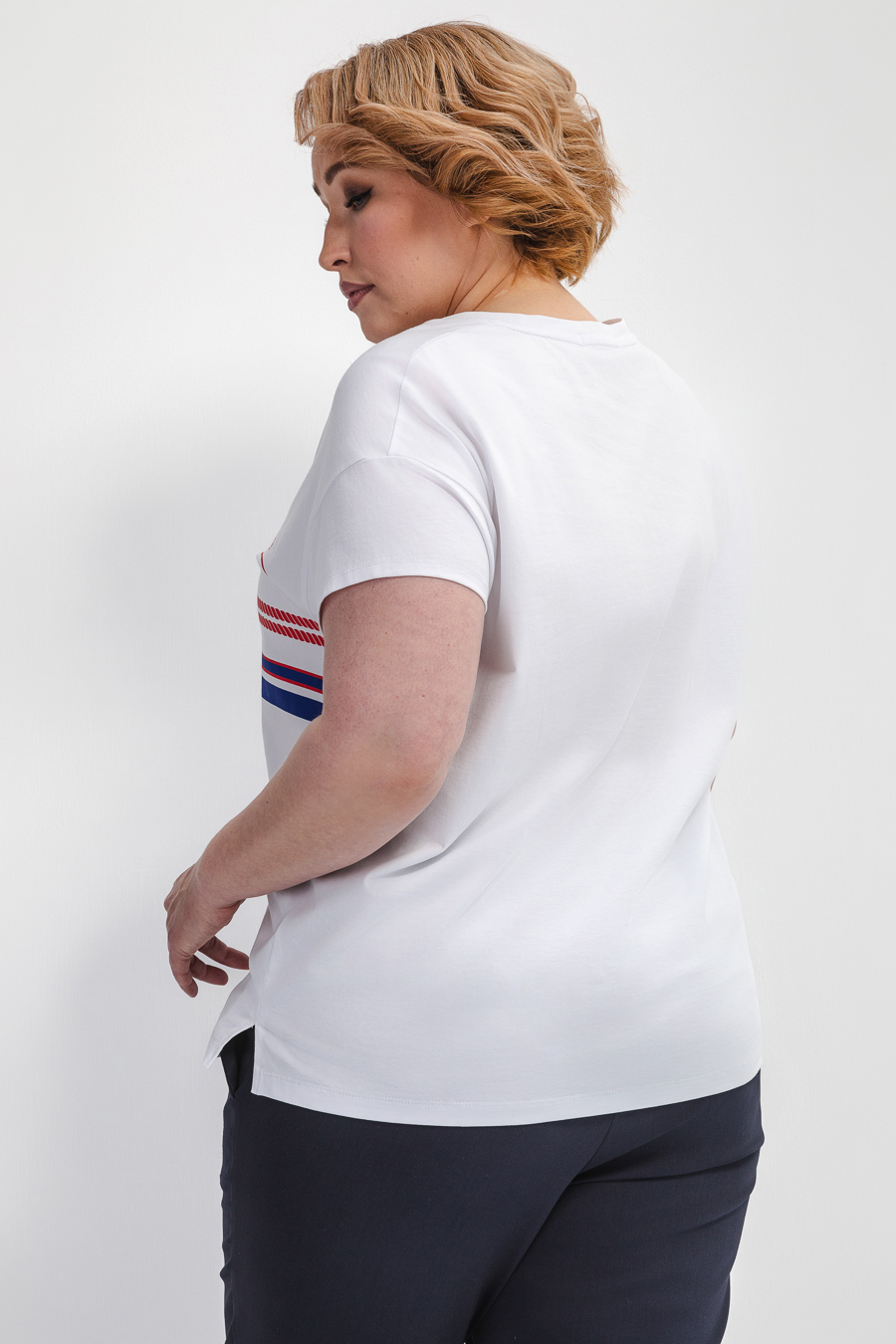 Футболка с морским принтом