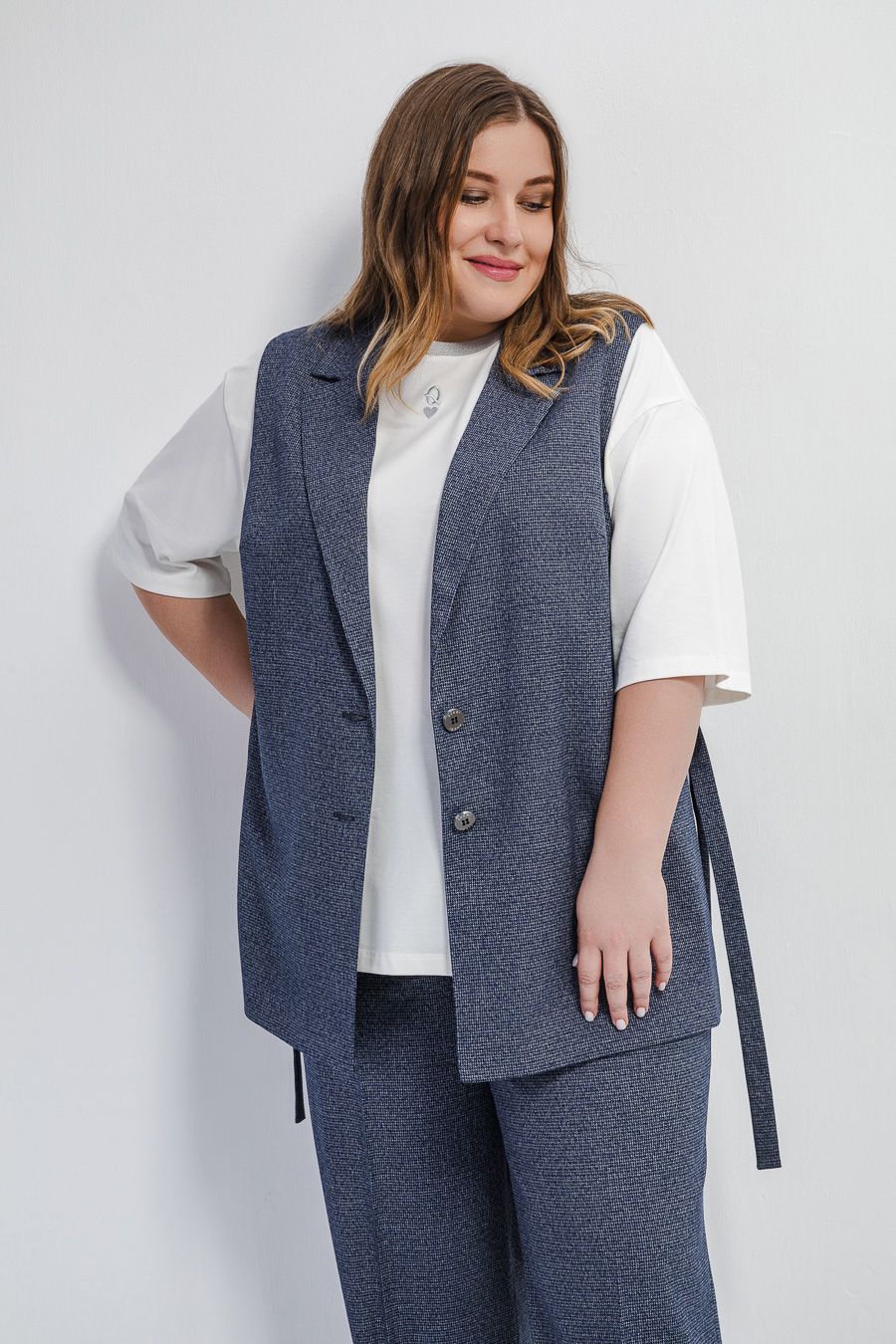 Жилет без боковых швов