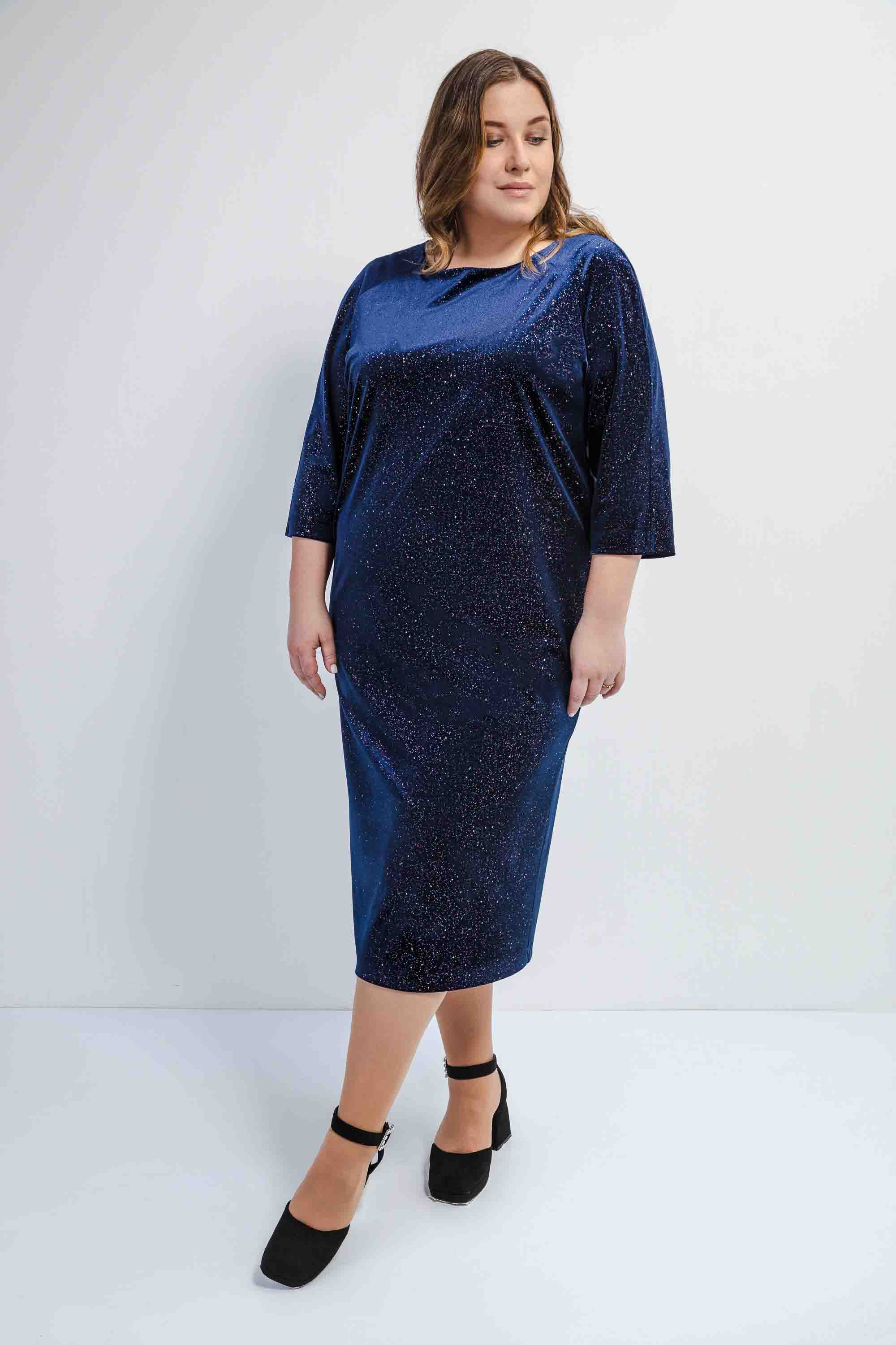 Бархатное платье