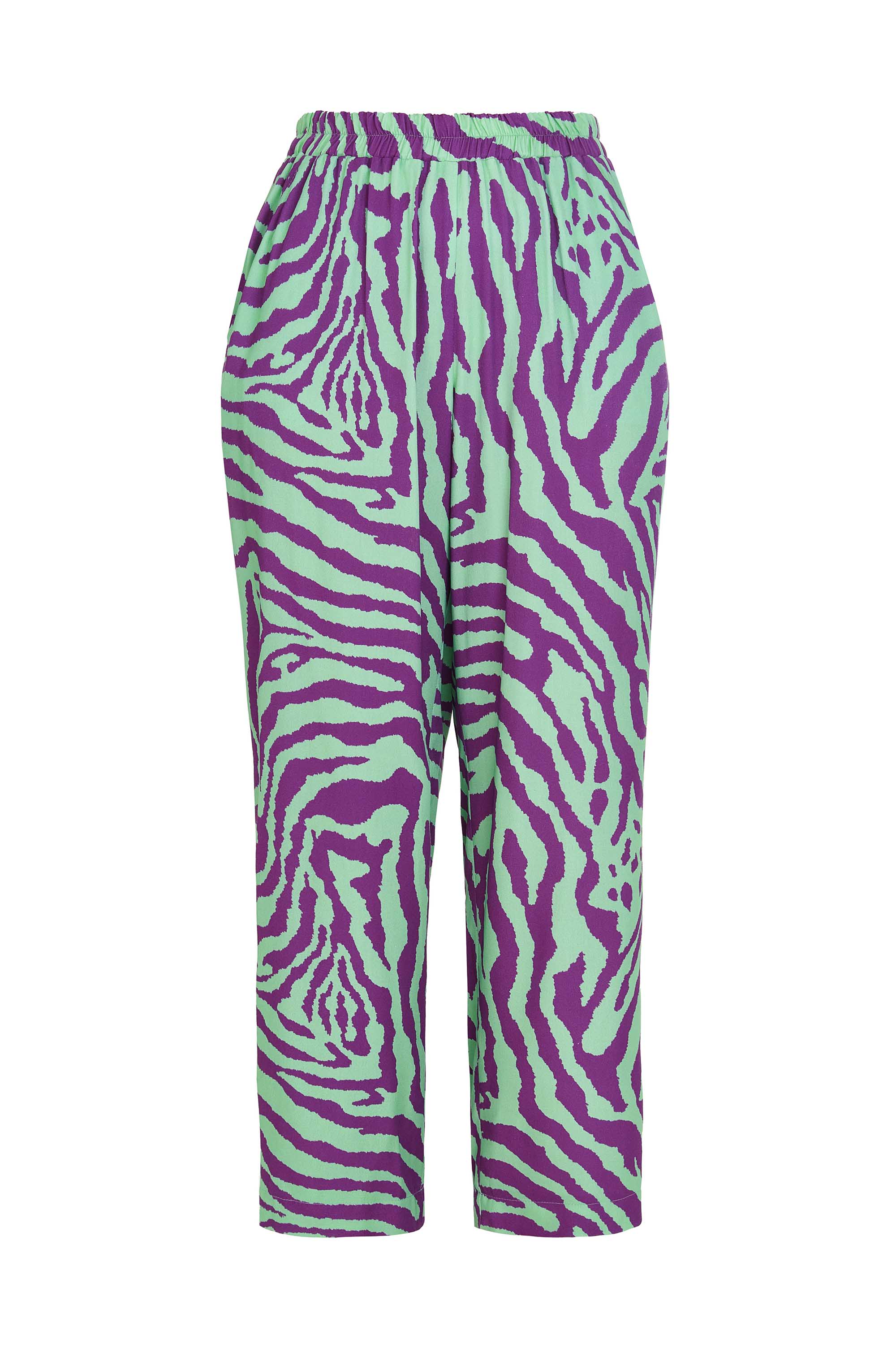 Брюки с анималистичным принтом *PREMIUM