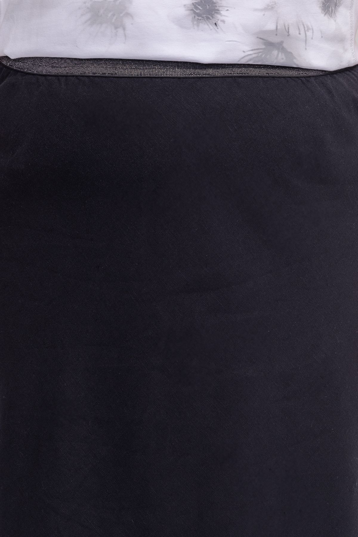 Льняная юбка косого кроя