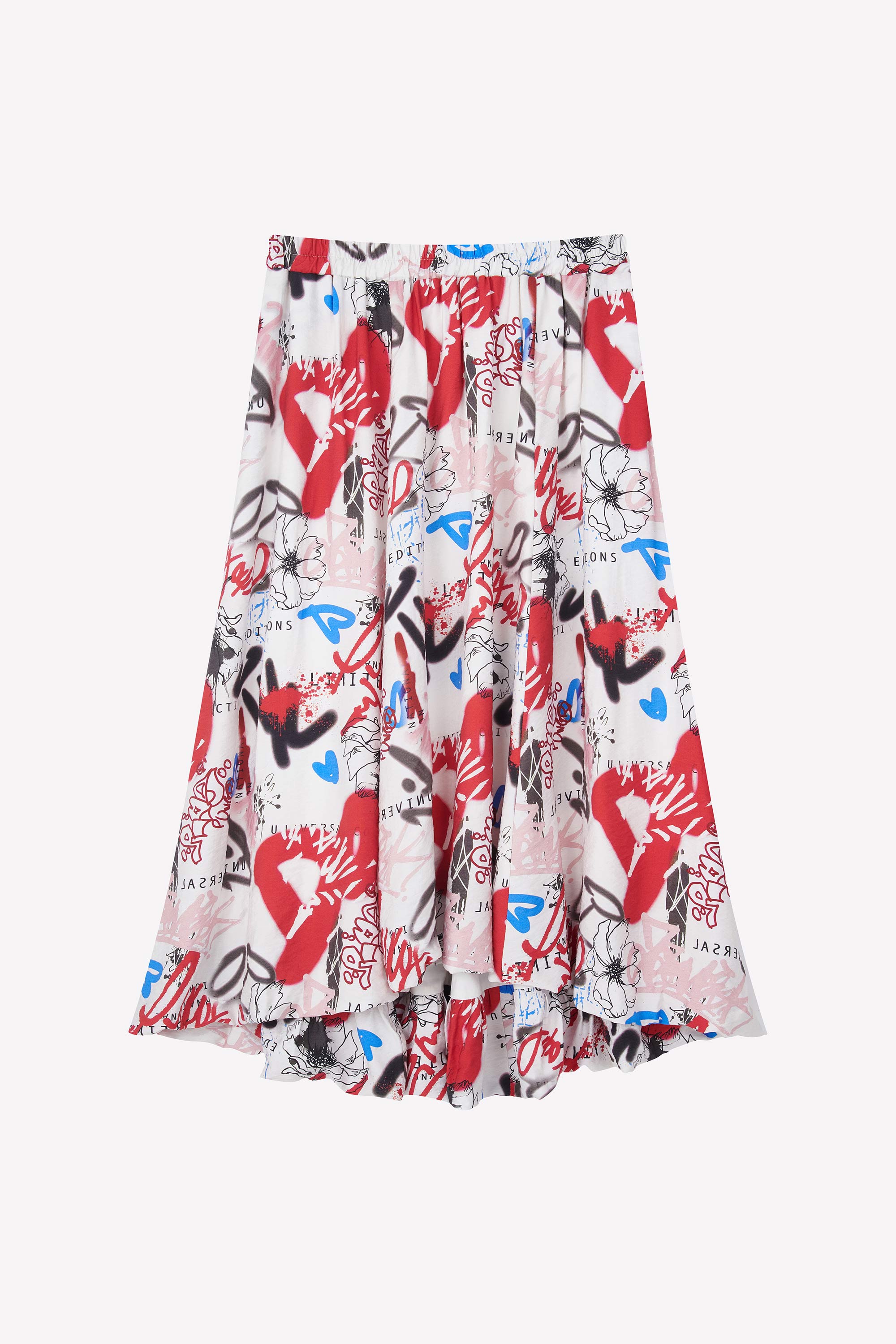 Юбка баллон графити