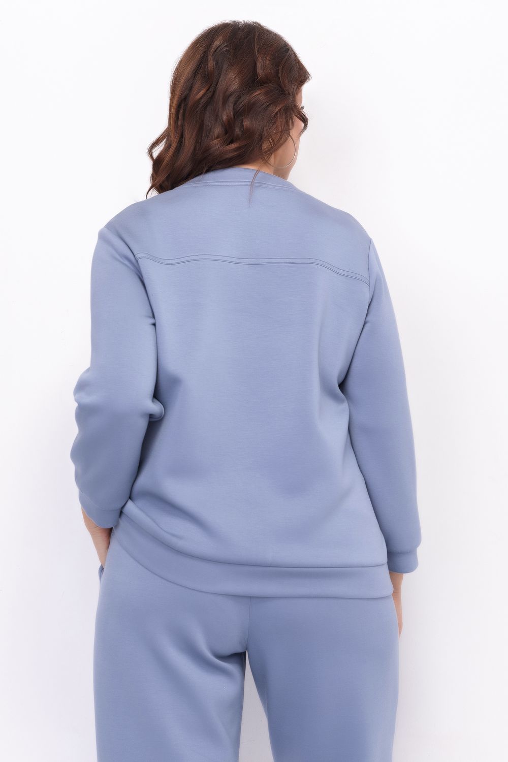 Трикотажный жакет с принтом