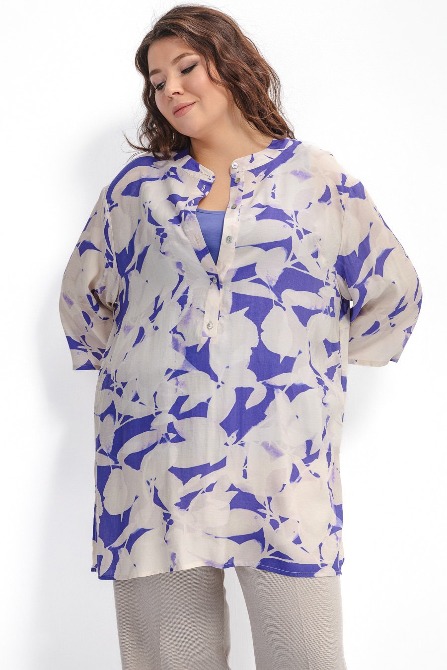 Двойная блуза из вискозы