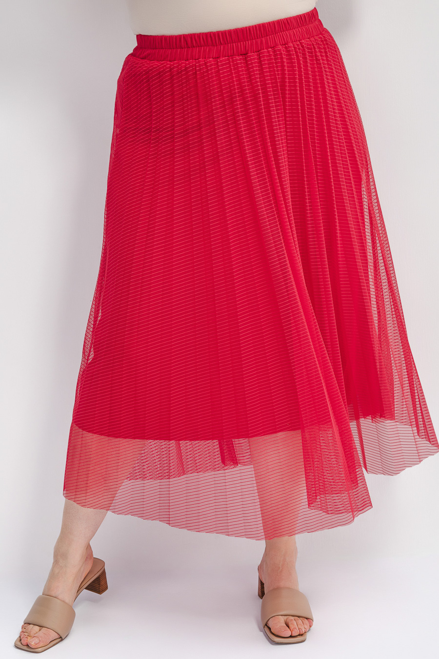 Юбка из сетки