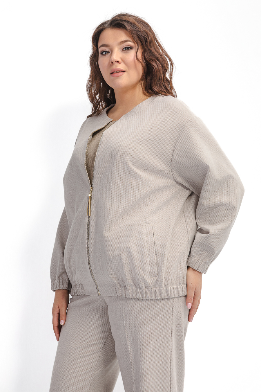 Жакет на молнии *PREMIUM