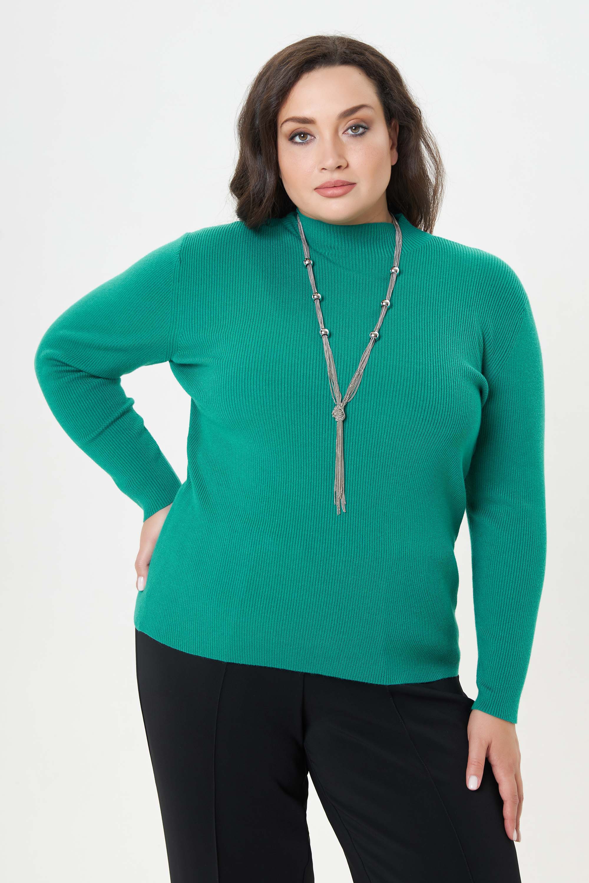 Вязаный джемпер лапша