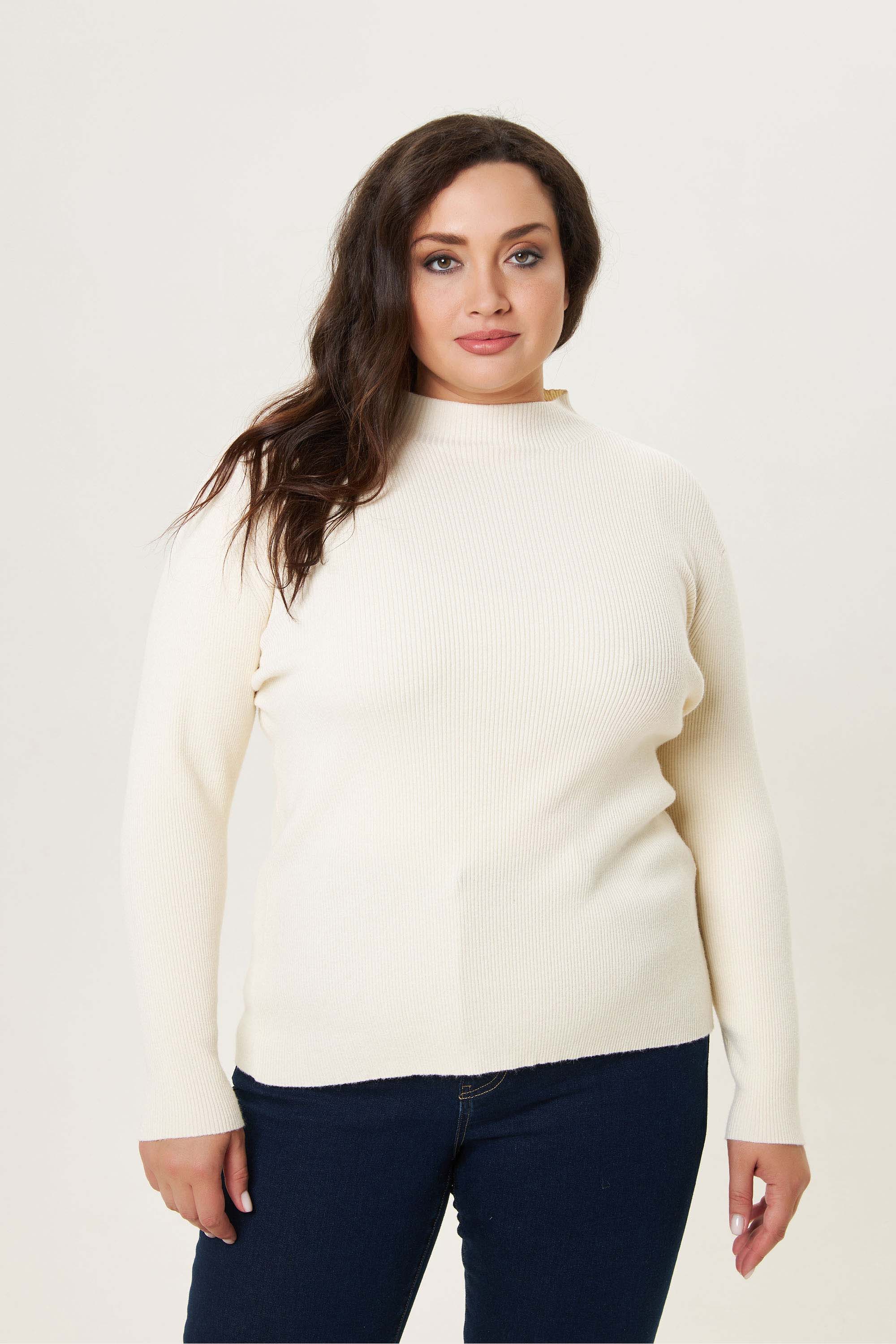 Вязаный джемпер лапша