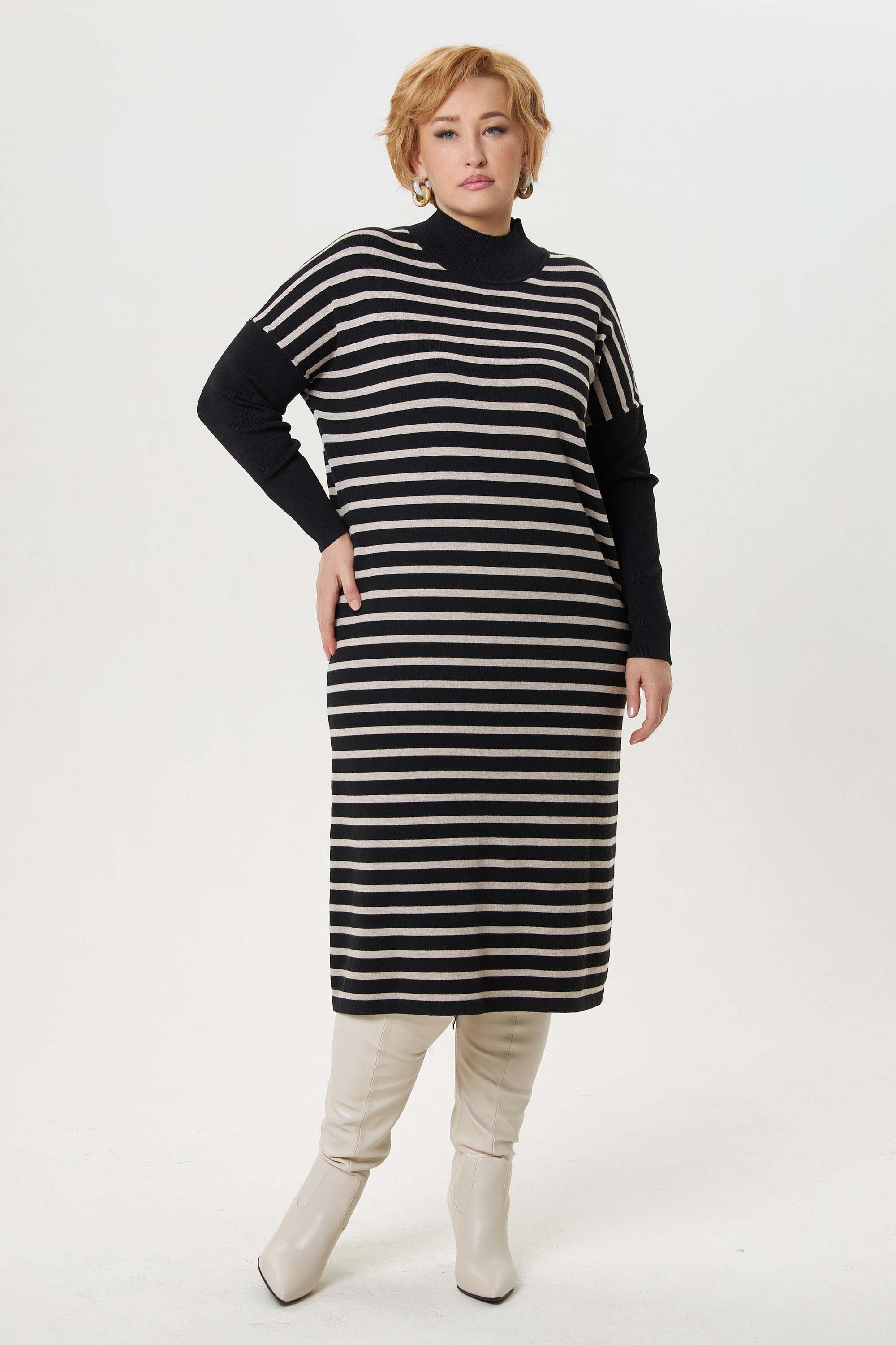 Платье лапша с шерстью