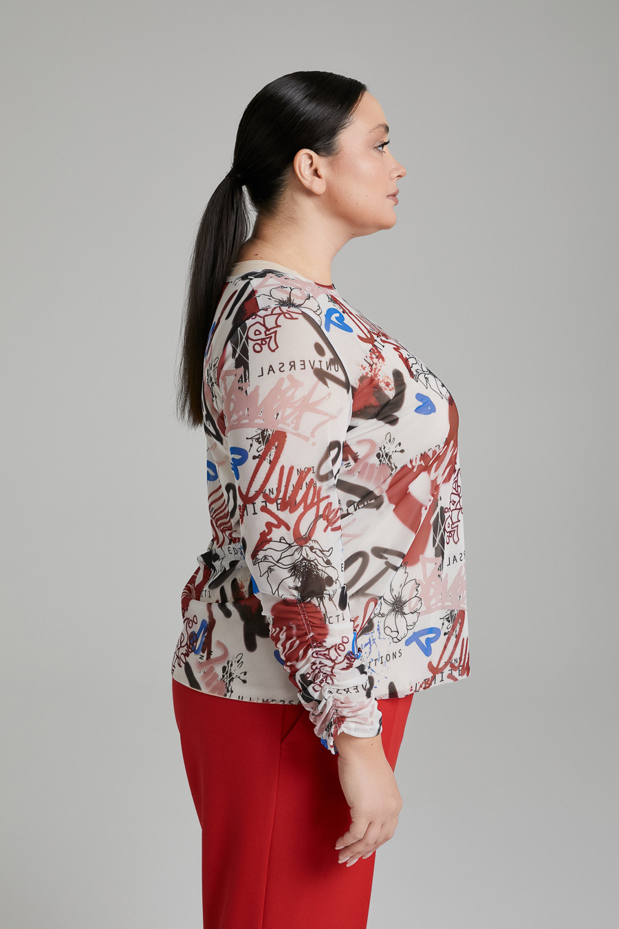 Блузка сетка 4020