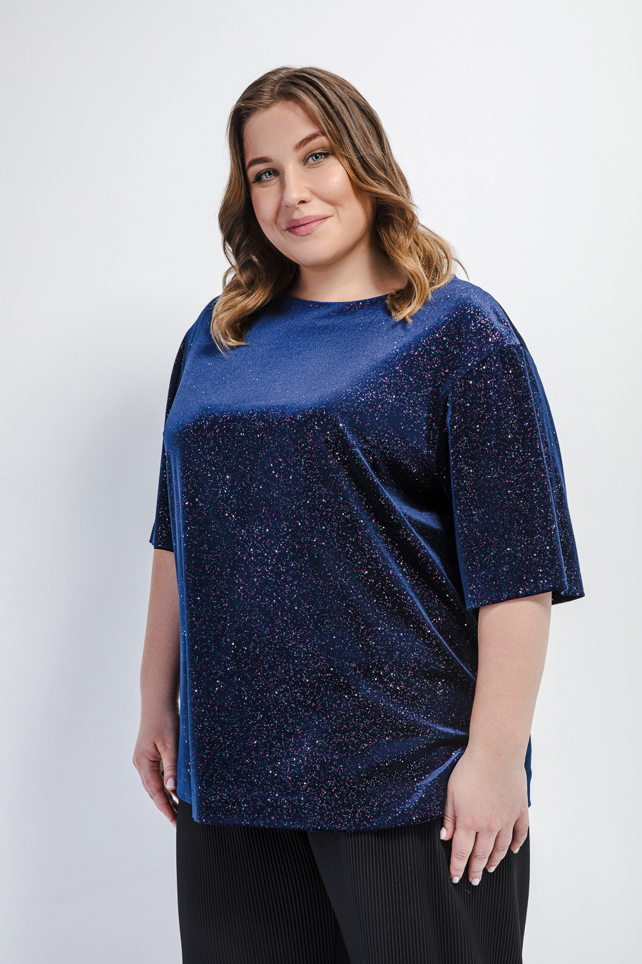 Бархатная блуза