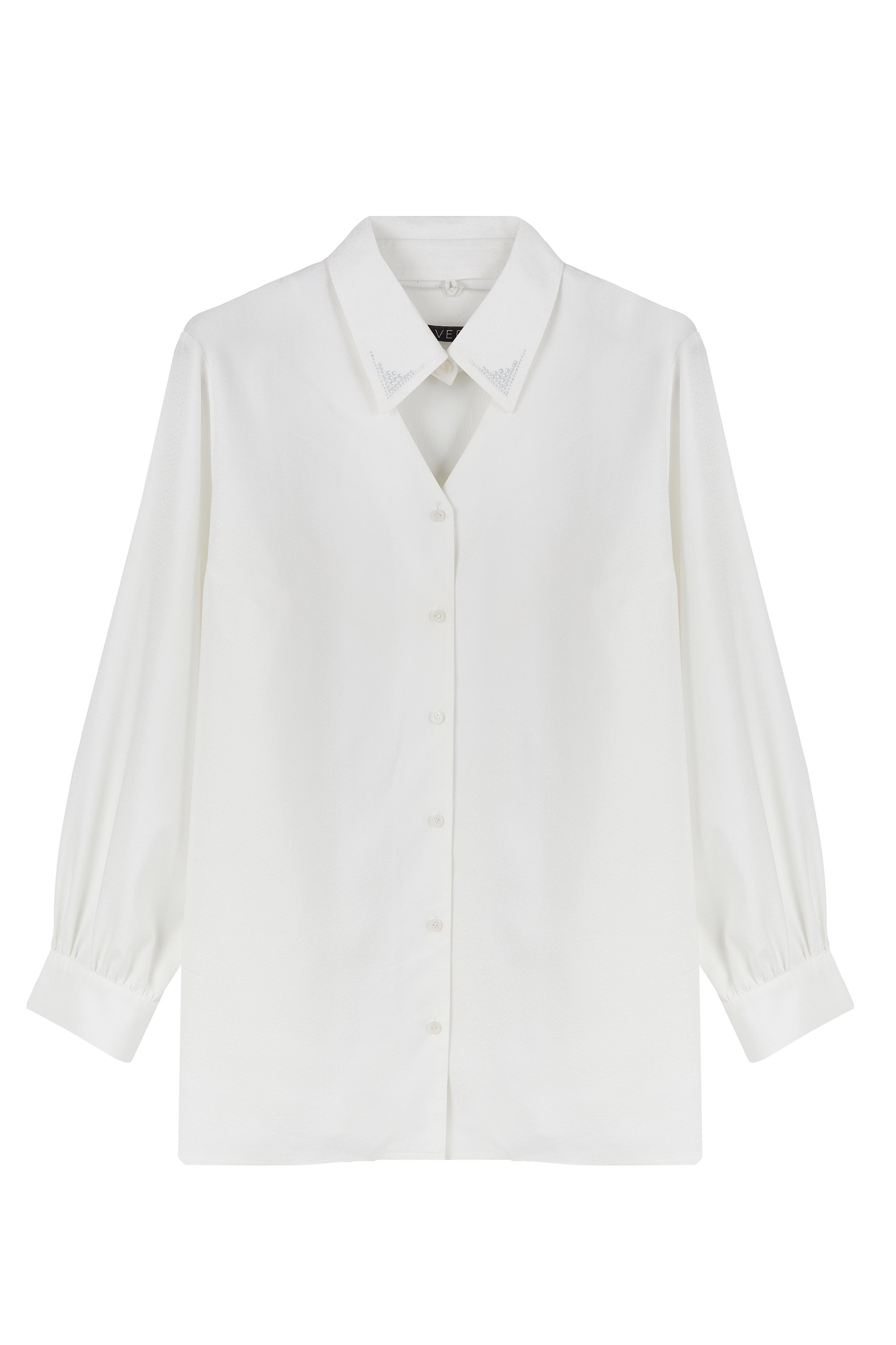 Блузка из жаккардовой ткани