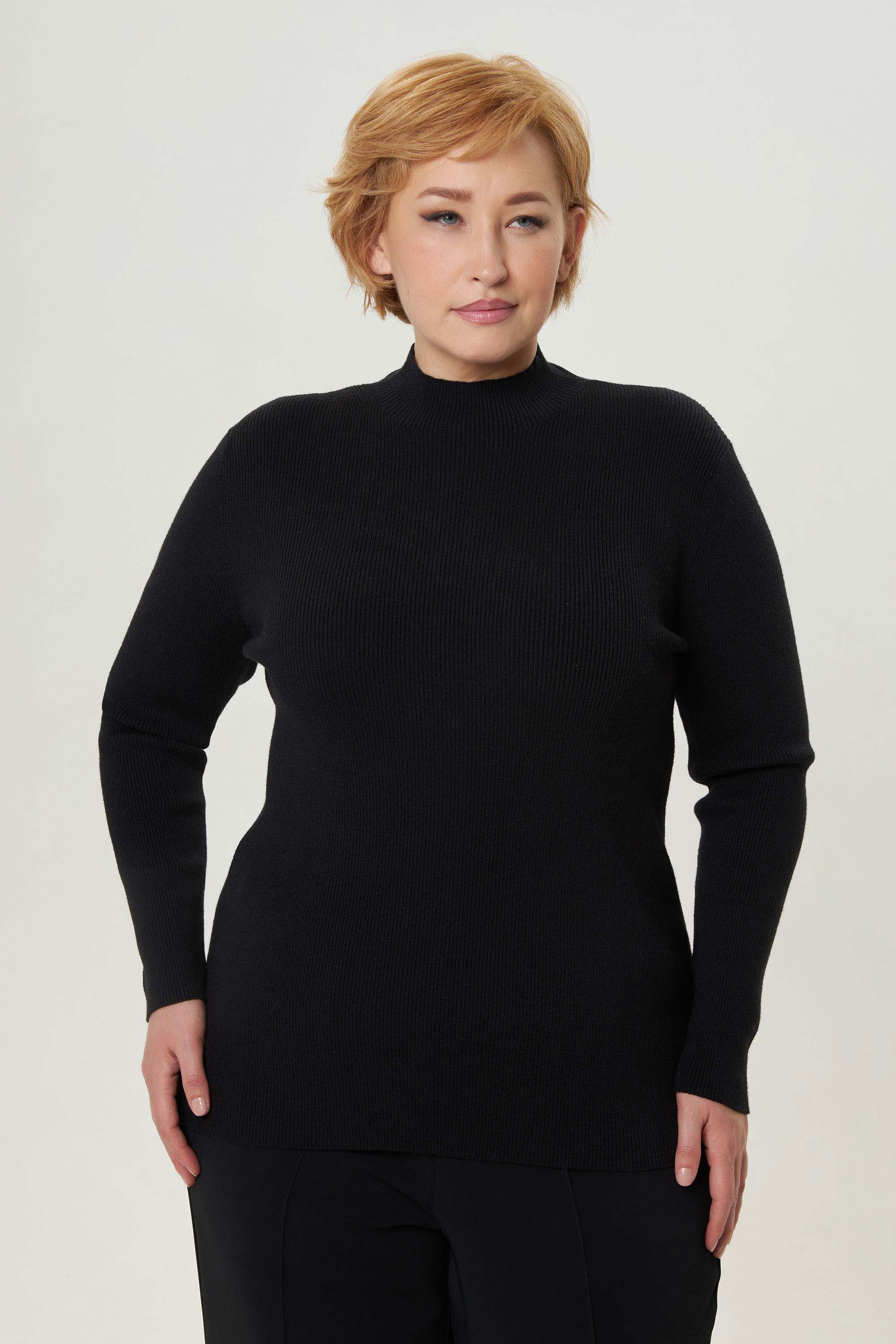 Вязаный джемпер лапша