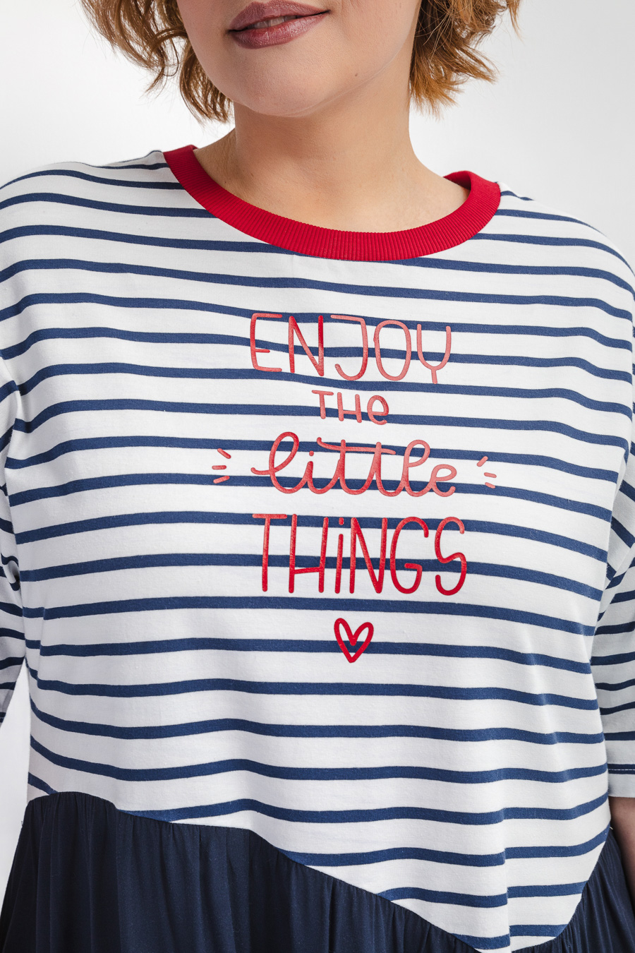 Платье в полоску