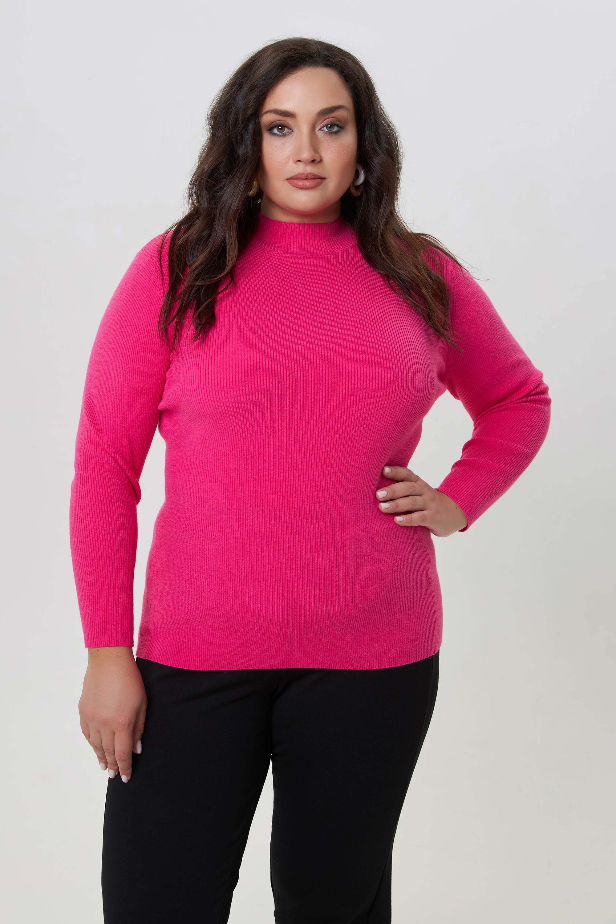 Вязаный джемпер лапша