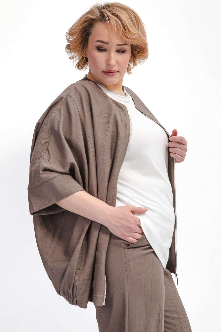 Жакет на молнии