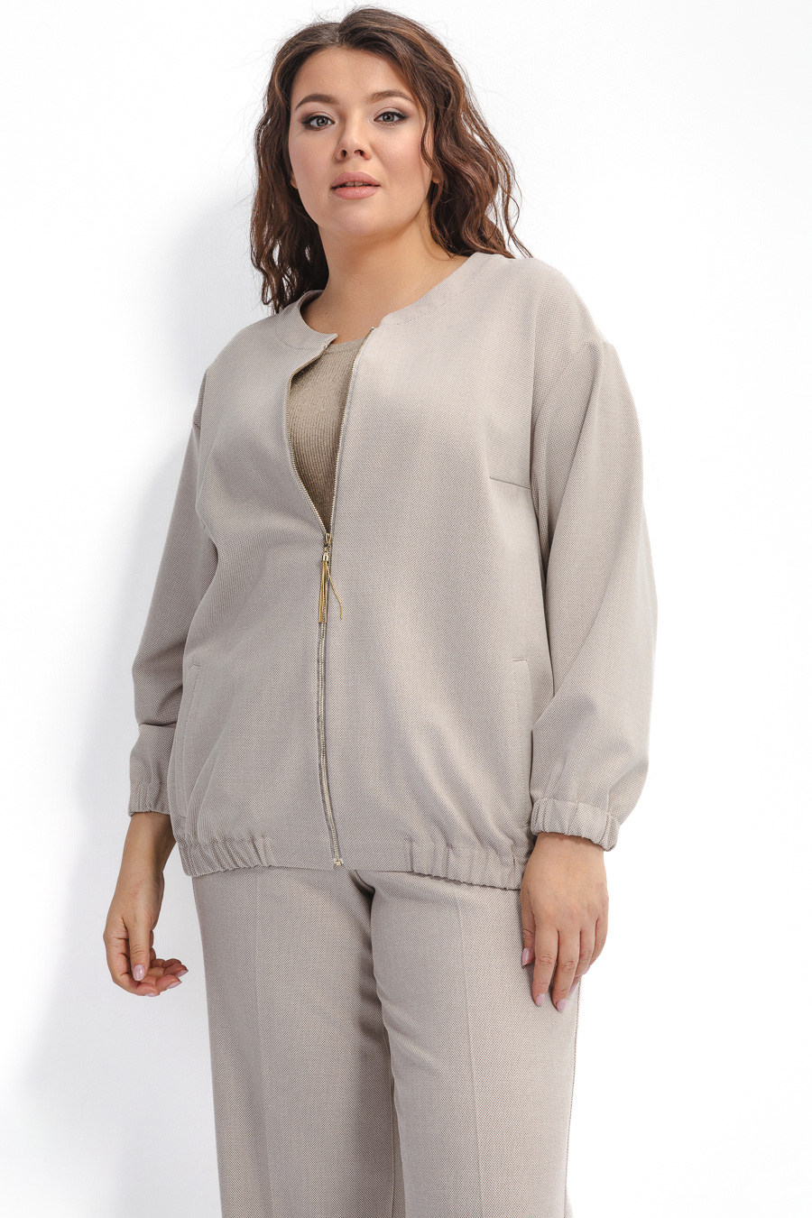 Жакет на молнии *PREMIUM