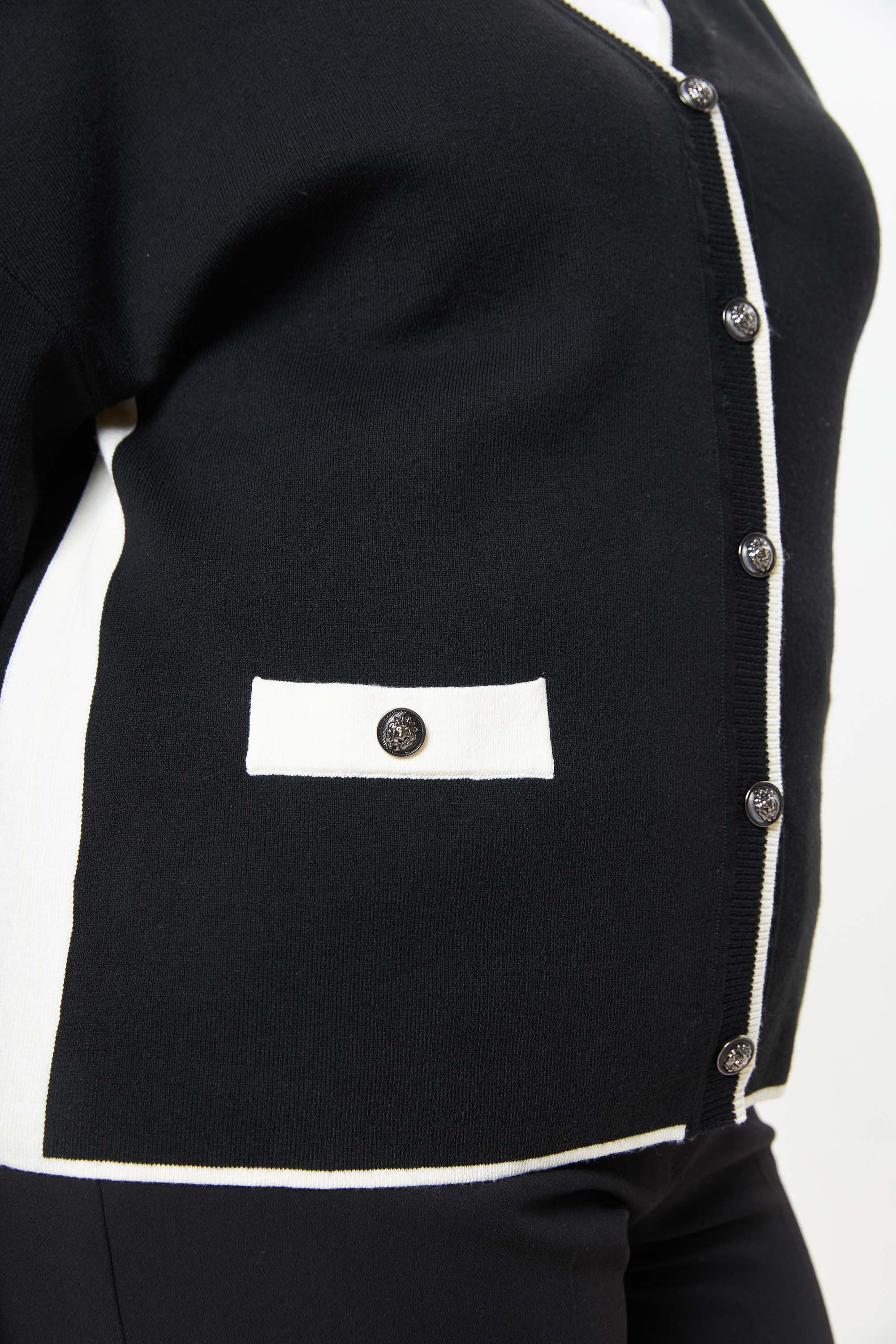 Вязаный жакет с шерстью