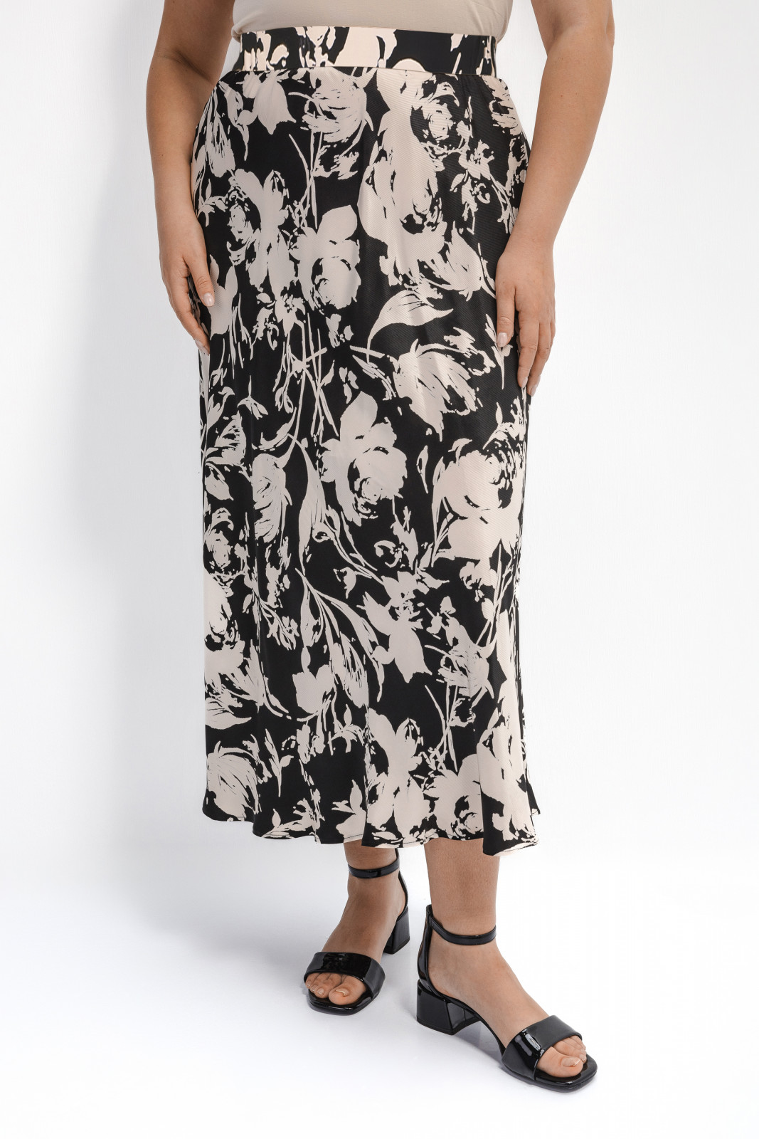 Юбка А-силуэта из вискозы