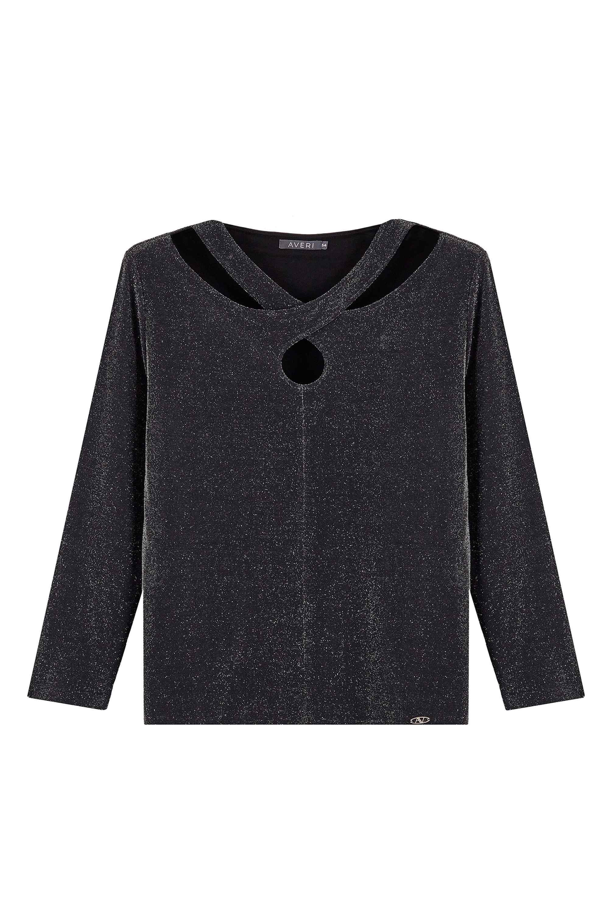 Блуза с люрексом