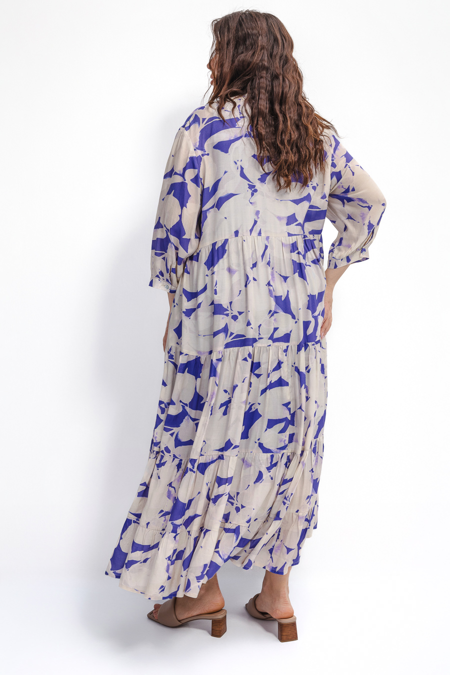 Платье из вискозы двойное