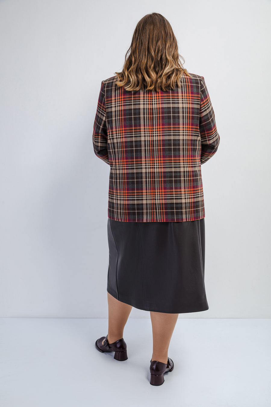 Жакет в клетку