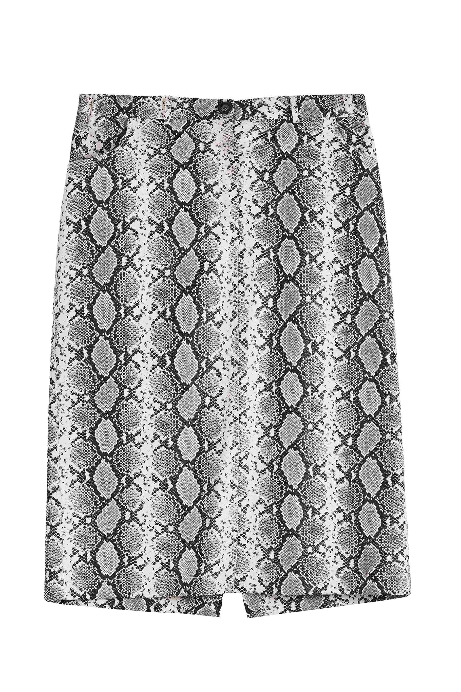 Юбка из экокожи