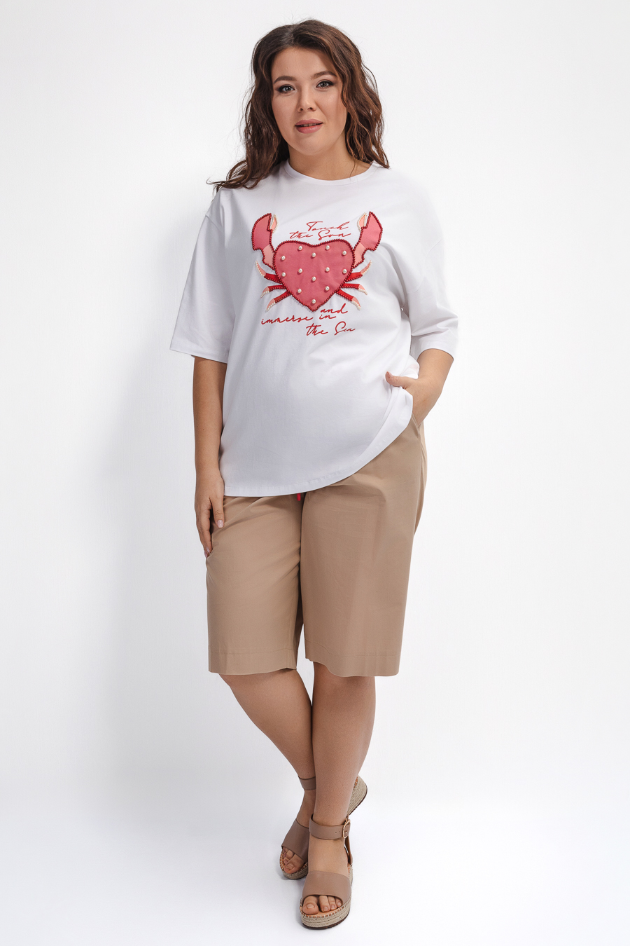 Шорты сафари удлиненные