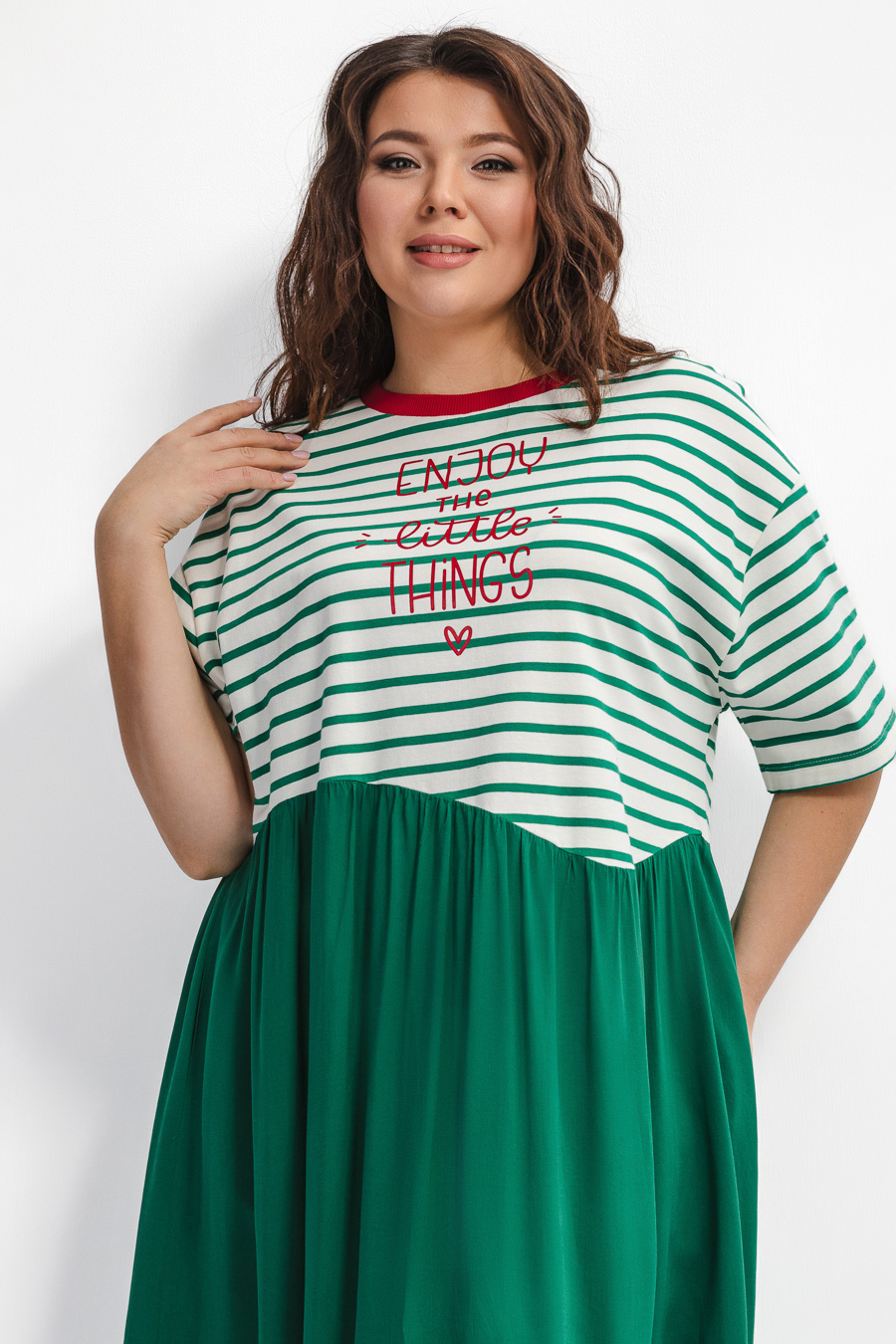 Платье в полоску