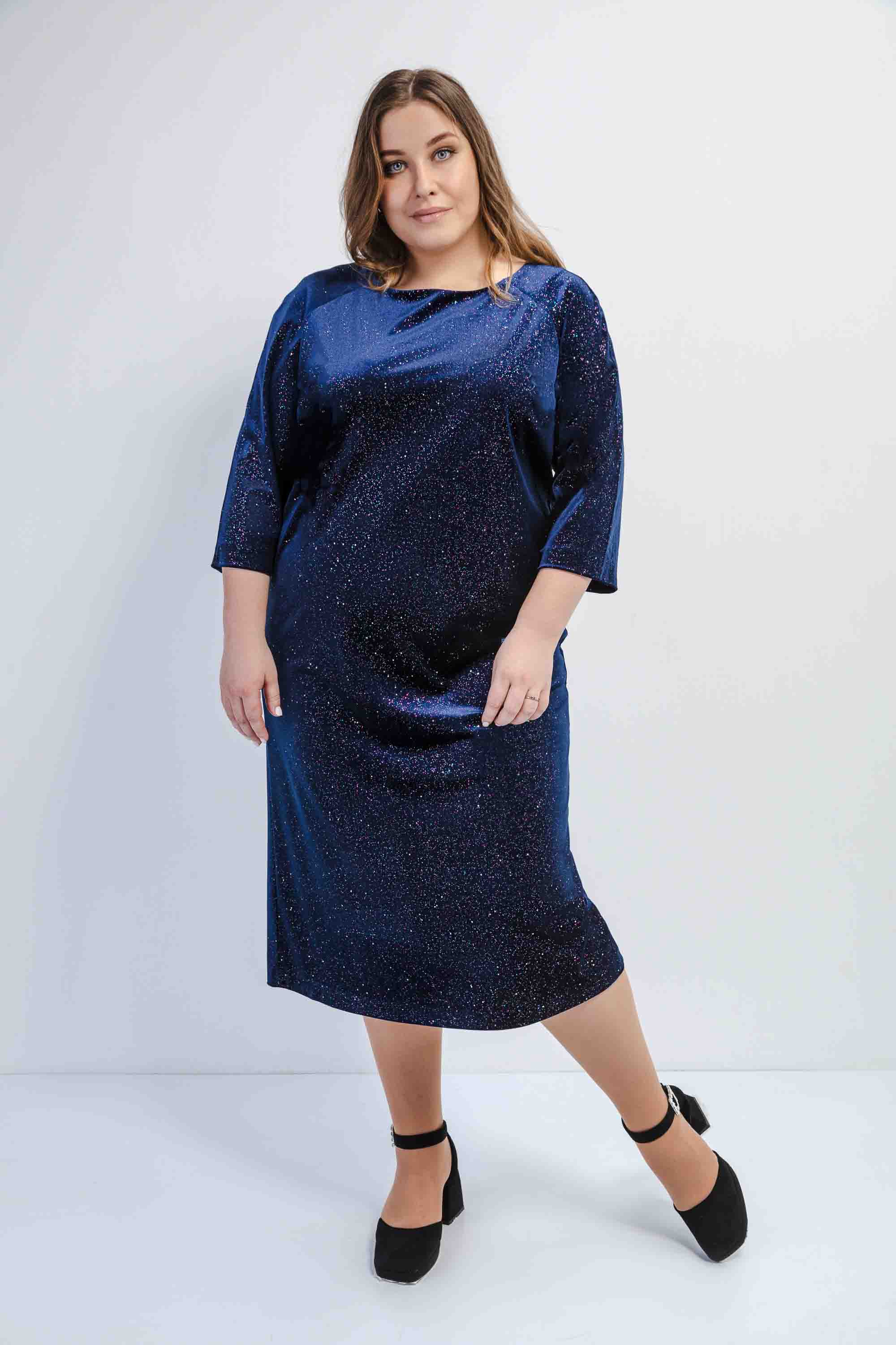 Бархатное платье