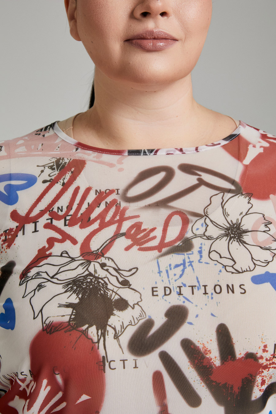 Блузка сетка 4020